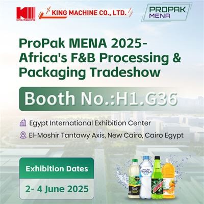 Propak Mena 2025- pemprosesan & pembungkusan F & B Afrika Tradeshow