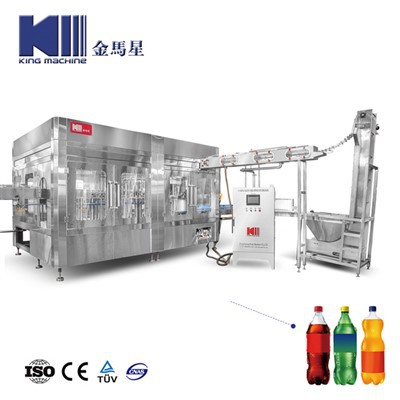 Minuman minuman ringan berkarbonat Minuman CSD Bottling Machine