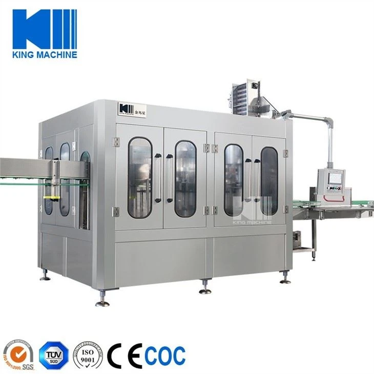 Automatic Purified / Still / Mineral /spring Rotary Type Bottled Water Washing Filling Capping Machine
