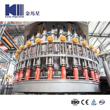 Minuman Aluminium Automatik Boleh Aliranmeter Mengisi Talian Pengeluaran